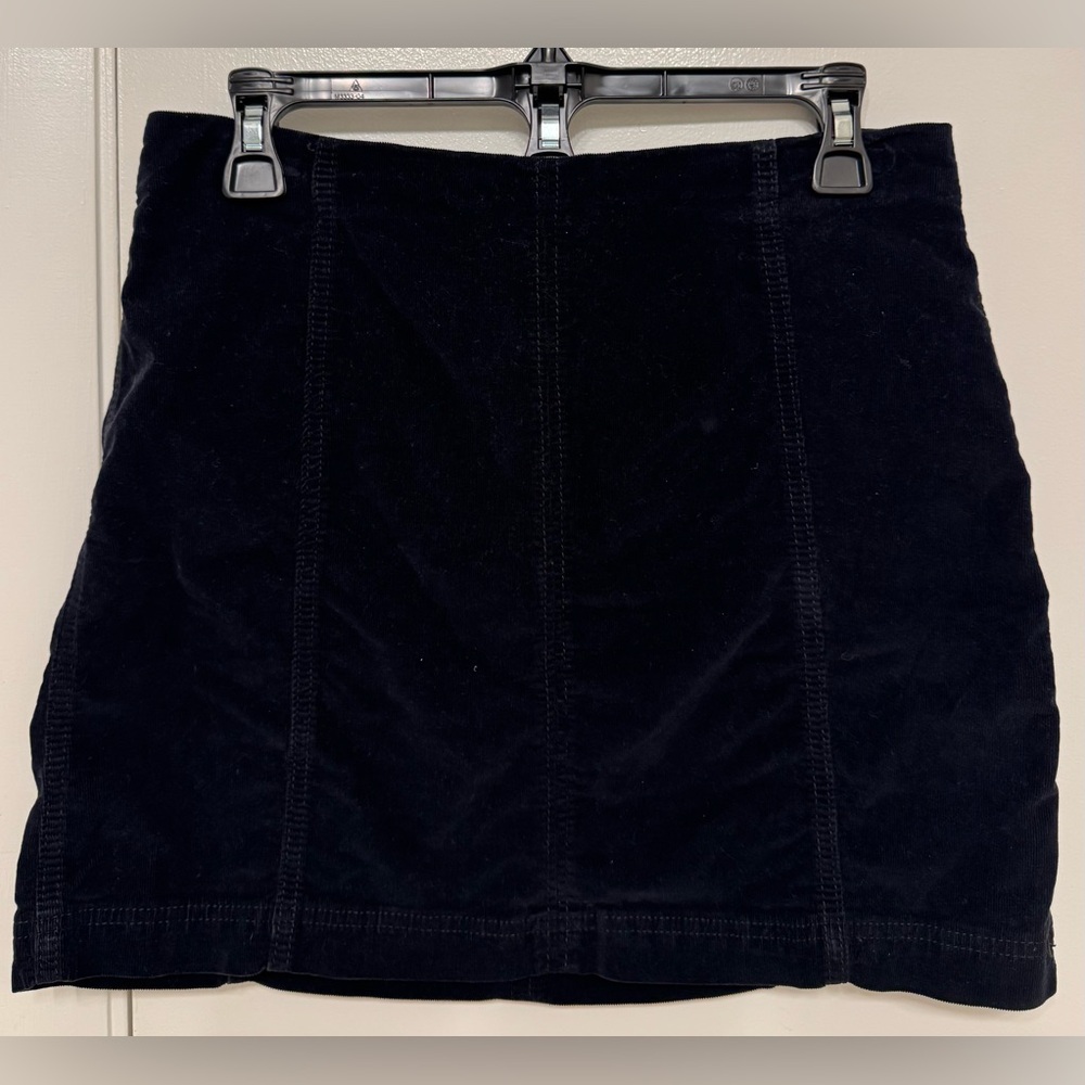 EUC Free People Modern Femme Corduroy Mini Skirt | High Rise Casual Mini - Picture 2 of 4